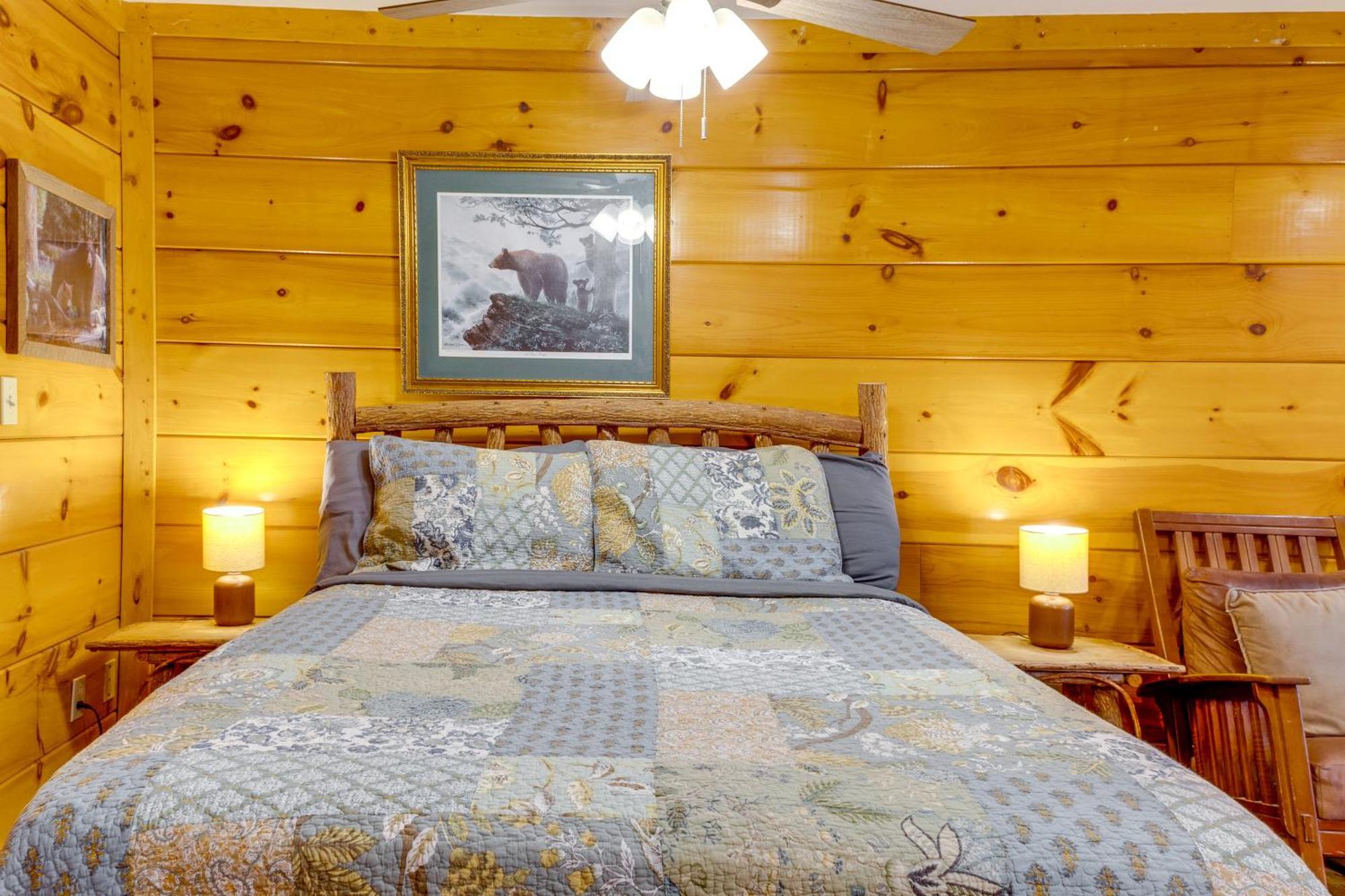 Pigeon Forge Resort Studio Cabin On Dollywood Ln! Kültér fotó